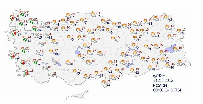 Meteoroloji bölge bölge uyardı! Sağanak ve rüzgar çok kuvvetli geliyor