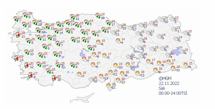 Meteoroloji bölge bölge uyardı! Sağanak ve rüzgar çok kuvvetli geliyor