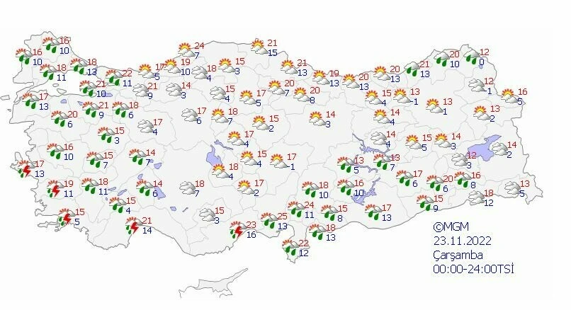 Meteoroloji bölge bölge uyardı! Sağanak ve rüzgar çok kuvvetli geliyor