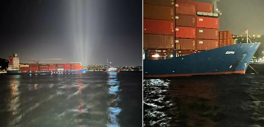 Son dakika! İstanbul Boğazı'nda gemi trafiği, geçici olarak askıya alındı