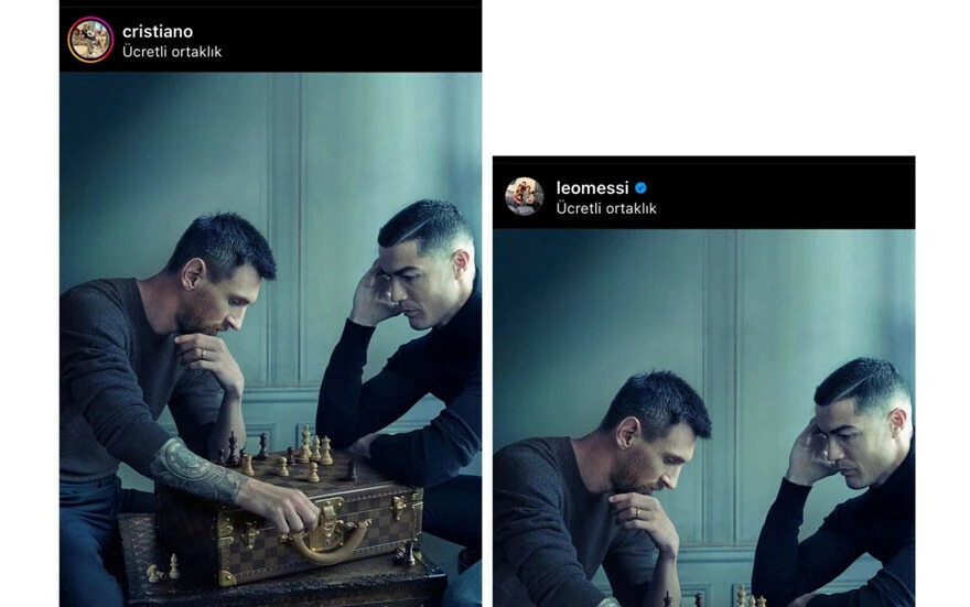 Messi ve Ronaldo'dan ortak paylaşım: 24 saat içinde milyonlarca beğeni aldı