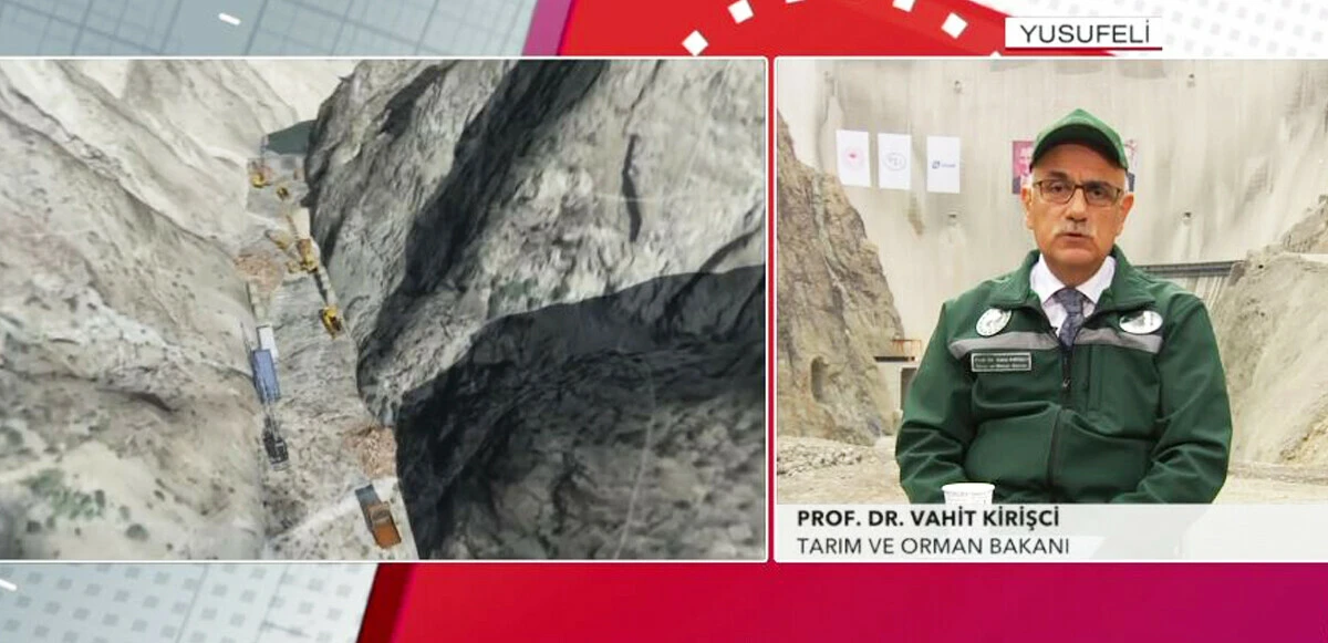 Dünyanın 5'inci en yüksek barajı Yusufeli açılıyor! Tarım ve Orman Bakanı Vahit Kirişçi TGRT Haber'de konuştu