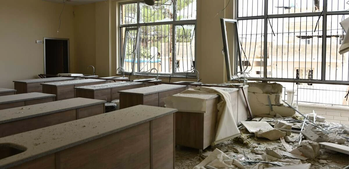 Terör örgütü PKK'dan Karkamış'a saldırı! Roketlerden biri okula isabet etti