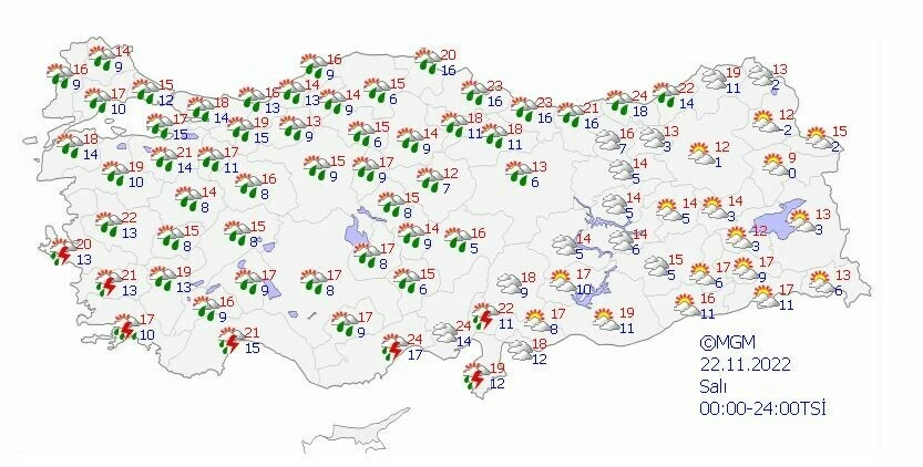 Meteoroloji’den İstanbul dahil birçok ile kuvvetli yağış ve fırtına uyarısı: Şemsiyesiz dışarı çıkmayın