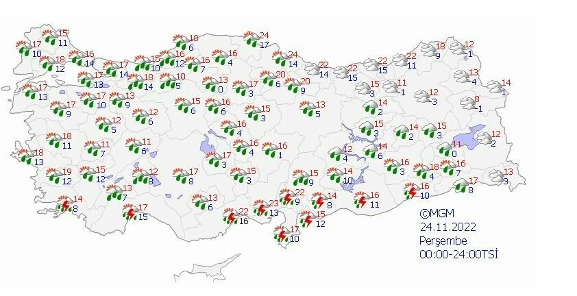 Meteoroloji’den İstanbul dahil birçok ile kuvvetli yağış ve fırtına uyarısı: Şemsiyesiz dışarı çıkmayın