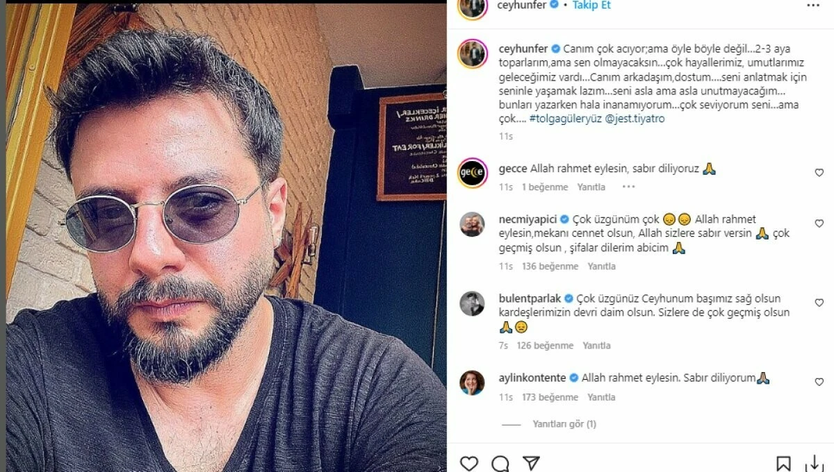 Amasya’daki kaza sonrası Ceyhun Fersoy’dan Tolga Güleryüz’e acı dolu veda: Kazadan 10 dakika önce ‘Elimi tut’ dedim, anlamadım…