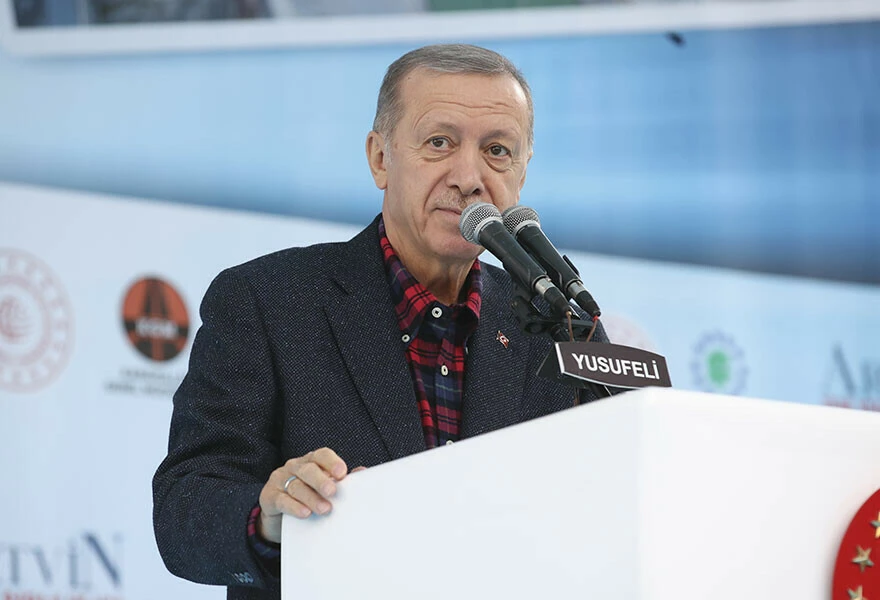 Son dakika! Cumhurbaşkanı Erdoğan'dan Yusufeli Barajı açılışında önemli mesajlar: Türkiye'de ilk, dünyada beşinci