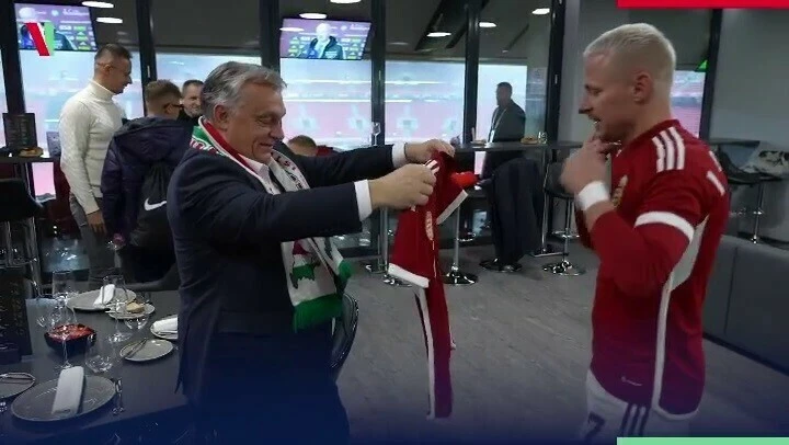 Macaristan Başbakanı Orban'ın taktığı atkı kriz çıkardı! Üzerindeki harita komşularının tepkisini çekti