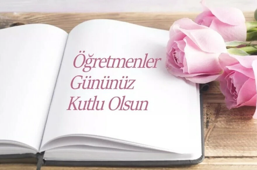 Öğretmenler günü için çiçek notu örnekleri