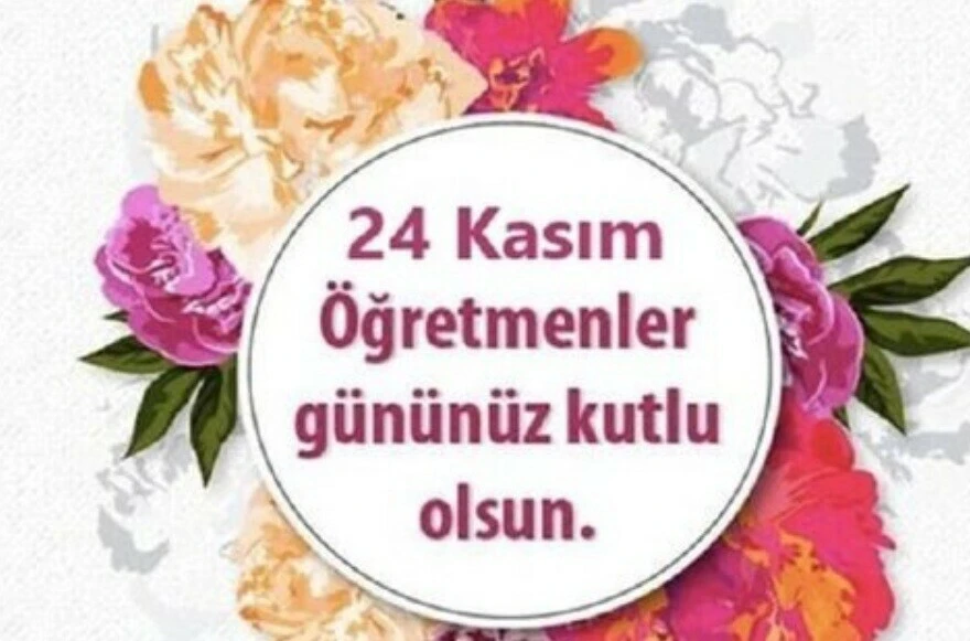 Öğretmenler günü için çiçek notu örnekleri