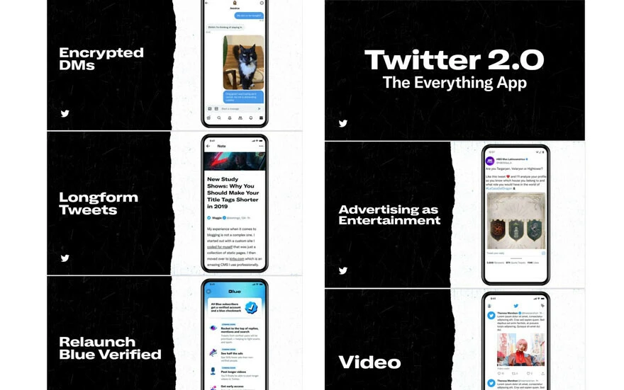 Elon Musk duyurdu: Twitter 2.0 ile yeni özellikler geliyor