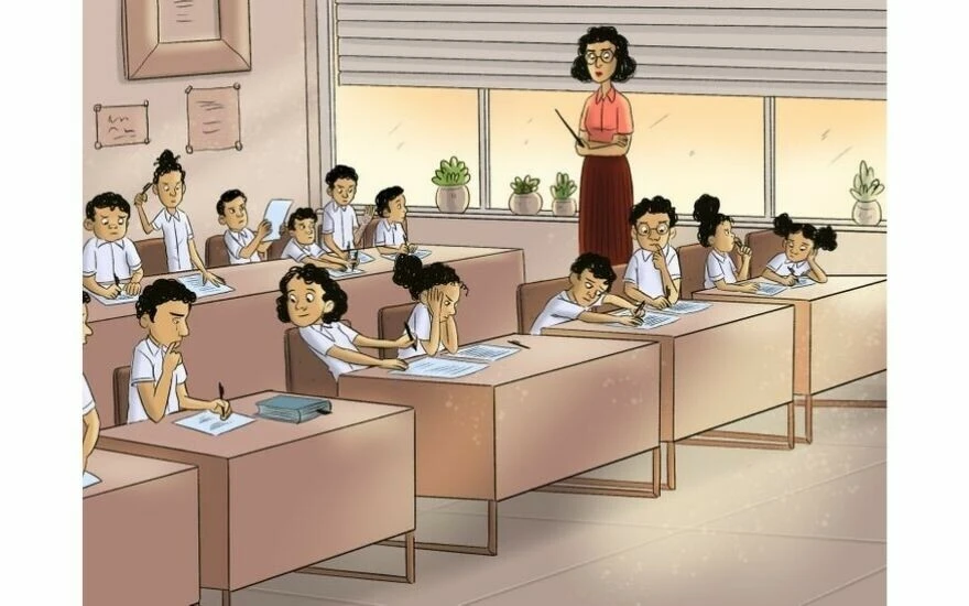 17 saniyede hangi öğrencinin kopya çektiğini tespit eden kıvrak zekalı olduğunu kanıtlıyor!