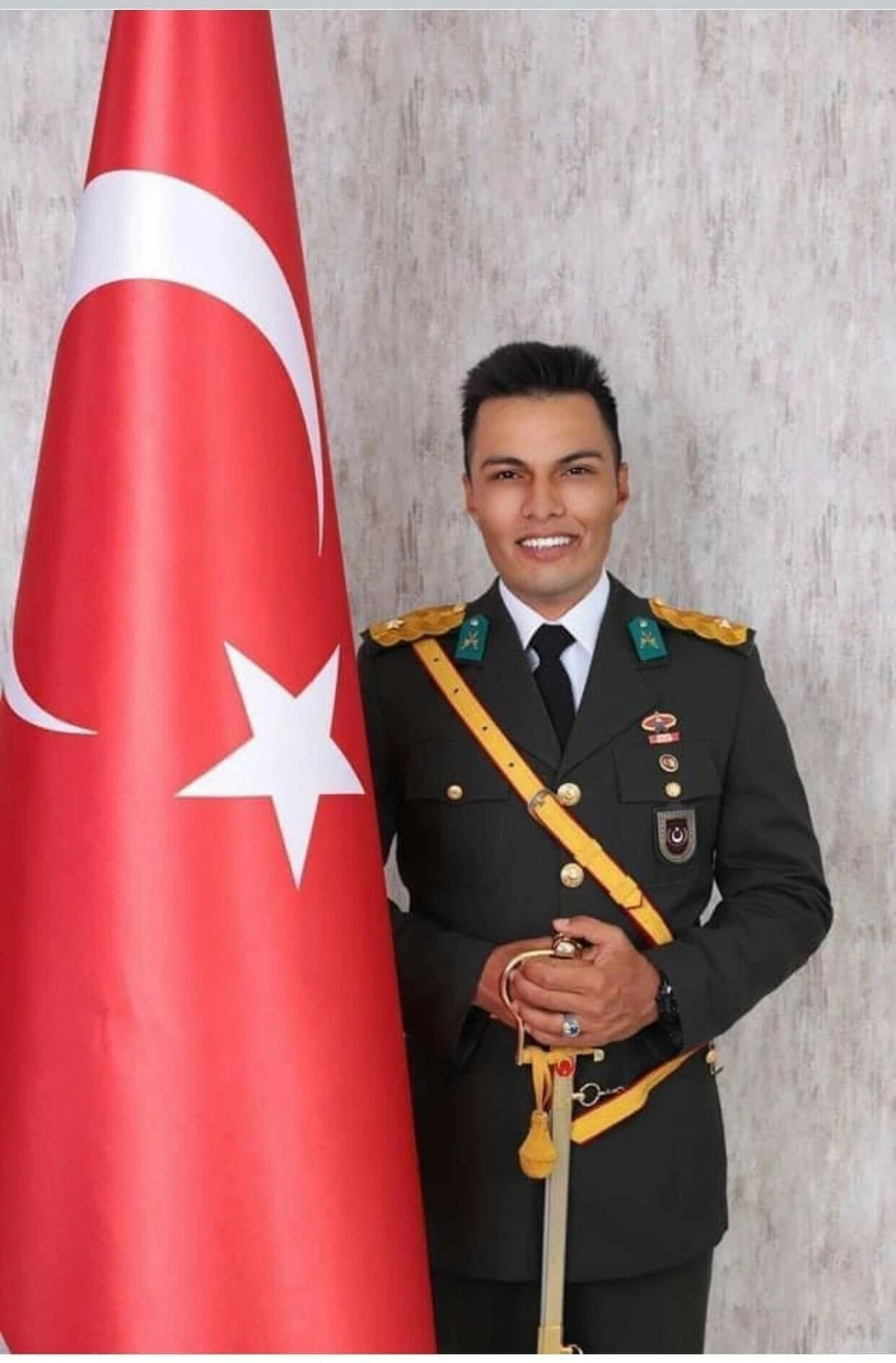 Şehit Teğmen Duabey Onur Öztürkmen son yolculuğuna uğurlandı