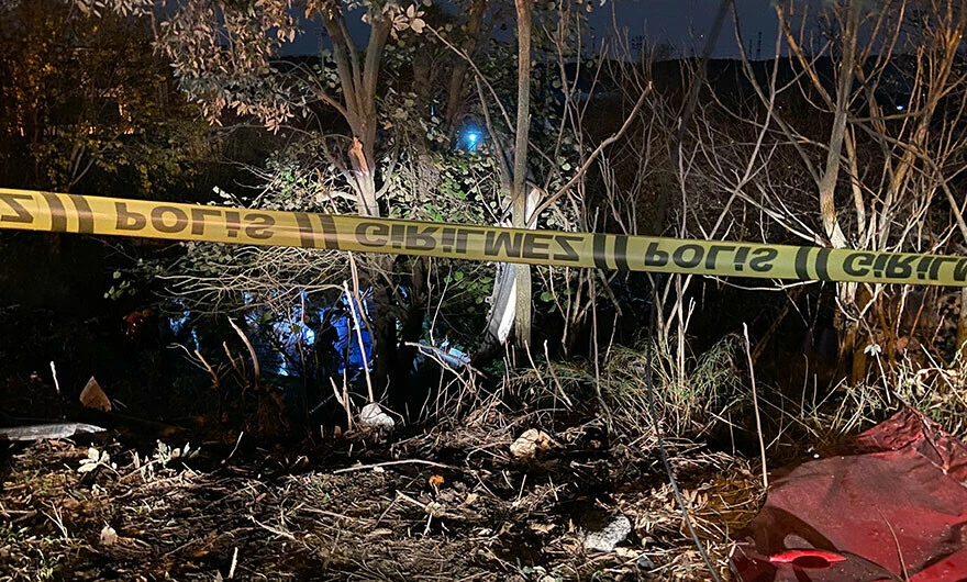 İstanbul’da korkunç kaza! Ağaçlık alana uçan otomobil alev alev yandı: 2 kişi öldü