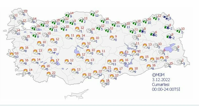 Kar yağışının etkili olacağı il sayısı artıyor: Batı’da gök gürültülü sağanak! Doğu’da ise kar var!
