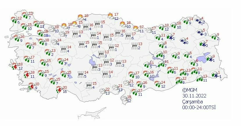 Kar yağışının etkili olacağı il sayısı artıyor: Batı’da gök gürültülü sağanak! Doğu’da ise kar var!