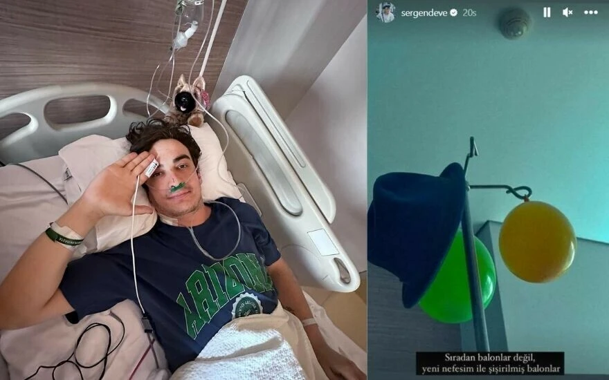 Kazada ağır yaralanan Sergen Deveci'den hayranlarını sevindiren paylaşım!