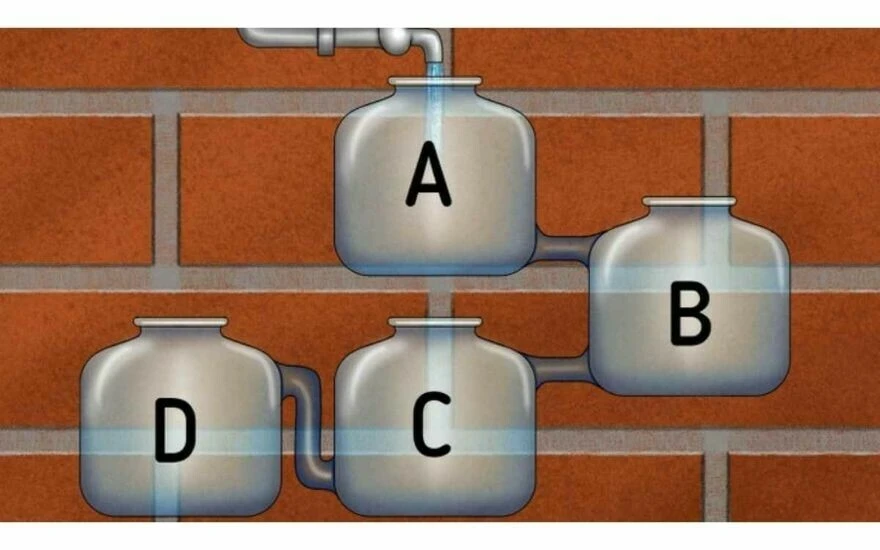 Yalnızca analitik düşünebilen pratik zekalılar tahmin ediyor: Hangi tankın önce dolacağını söyleyebilir misiniz?
