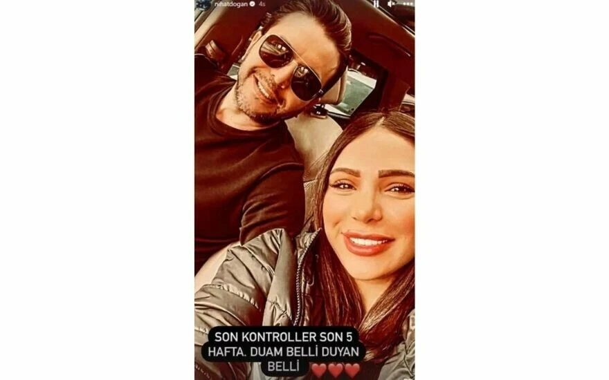 “Hamile eşi Nihat Doğan’ı terk etti” iddialarına fotoğraflı cevap!