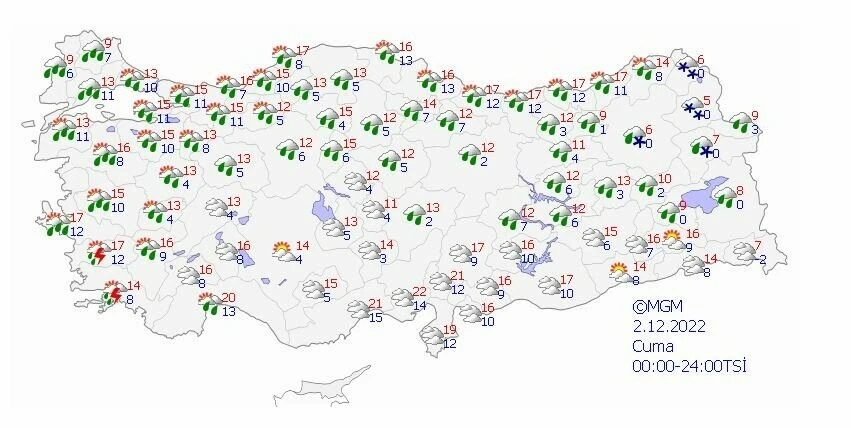 Sıcaklıklar eksiyi gördü, kar yağışının etkili olduğu il sayısı arttı! (Meteoroloji 5 günlük hava tahmin raporu)