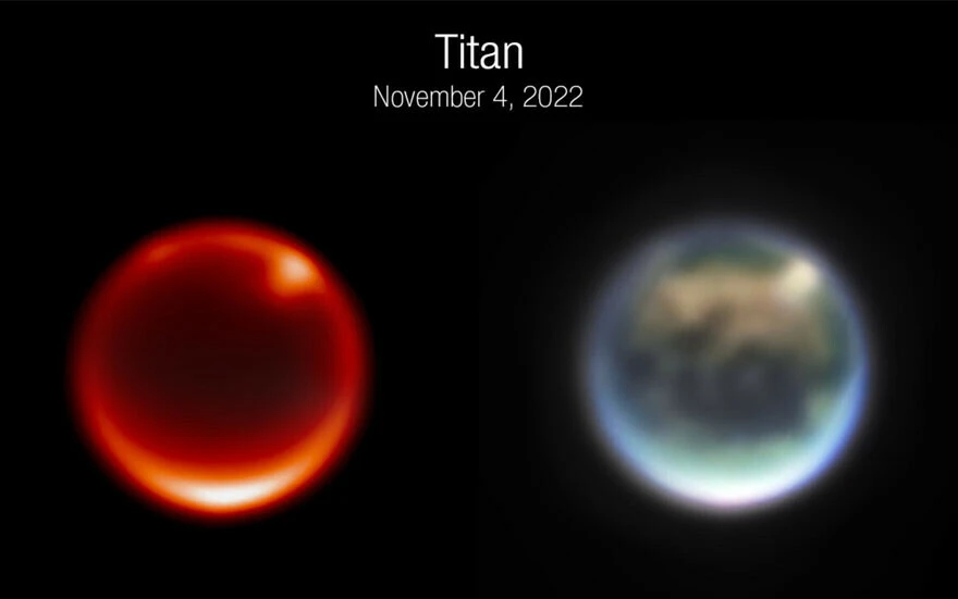 NASA'nın Jamess Webb Teleskobu, Satürn’ün Ay’ı Titan’ı görüntüledi!