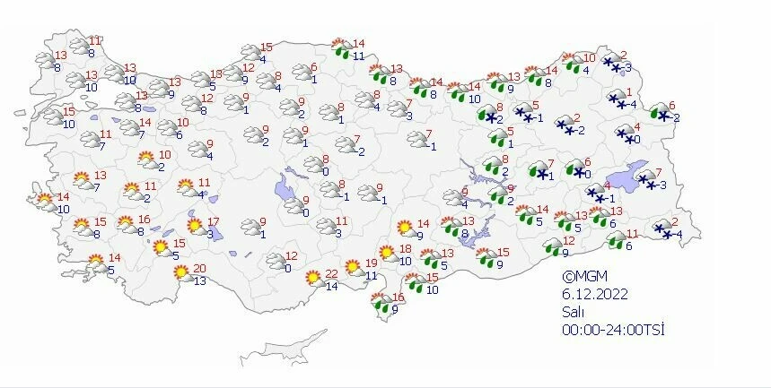 Hafta sonu hava nasıl olacak? Meteoroloji son tahminlerini paylaştı…  Sağanak ve kar yağışına dikkat