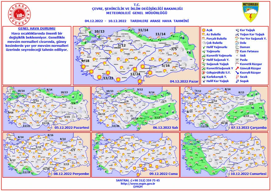 Son dakika! Meteoroloji bölge bölge uyardı: Sağanak ve kar geliyor (4 Aralık <a href=