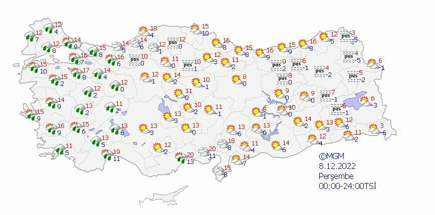 Sis, sağanak ve kar… Sıcaklıklar sıfırın altını gördü (Meteoroloji son hava tahmin raporunu paylaştı)