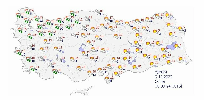 Sis, sağanak ve kar… Sıcaklıklar sıfırın altını gördü (Meteoroloji son hava tahmin raporunu paylaştı)