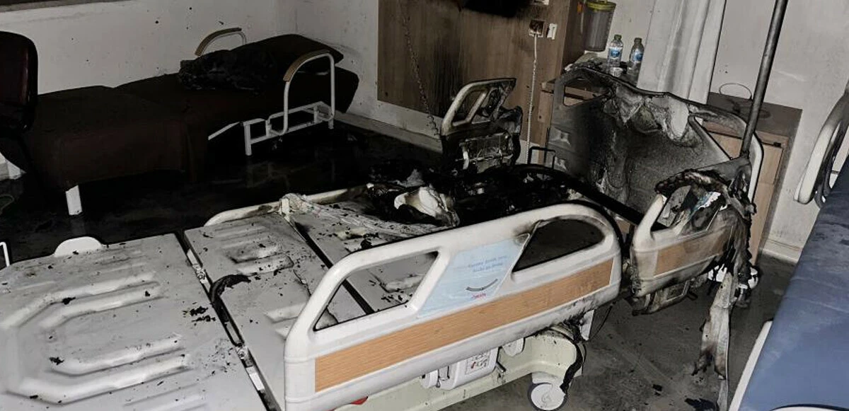 Hastanede korkutan yangın: 8 hasta dumandan etkilendi