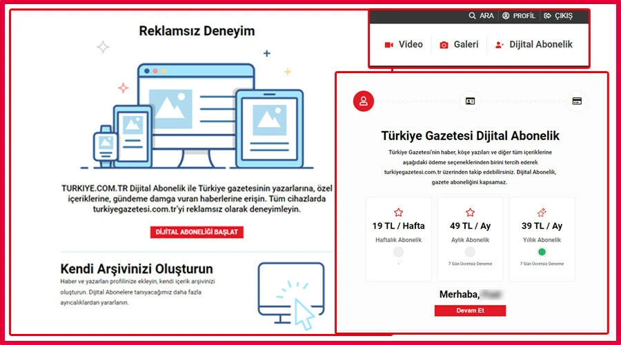 TURKIYEGAZETESI.COM.TR YENİLENDİ: Reklamsız deneyim, kullanıcı dostu arayüz, sesli dinleme, özel profil sayfası