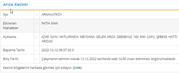 İstanbul'un 5 ilçesinde su kesintisi: 5 saat sürecek (12 Aralık İSKİ su kesintisi listesi)