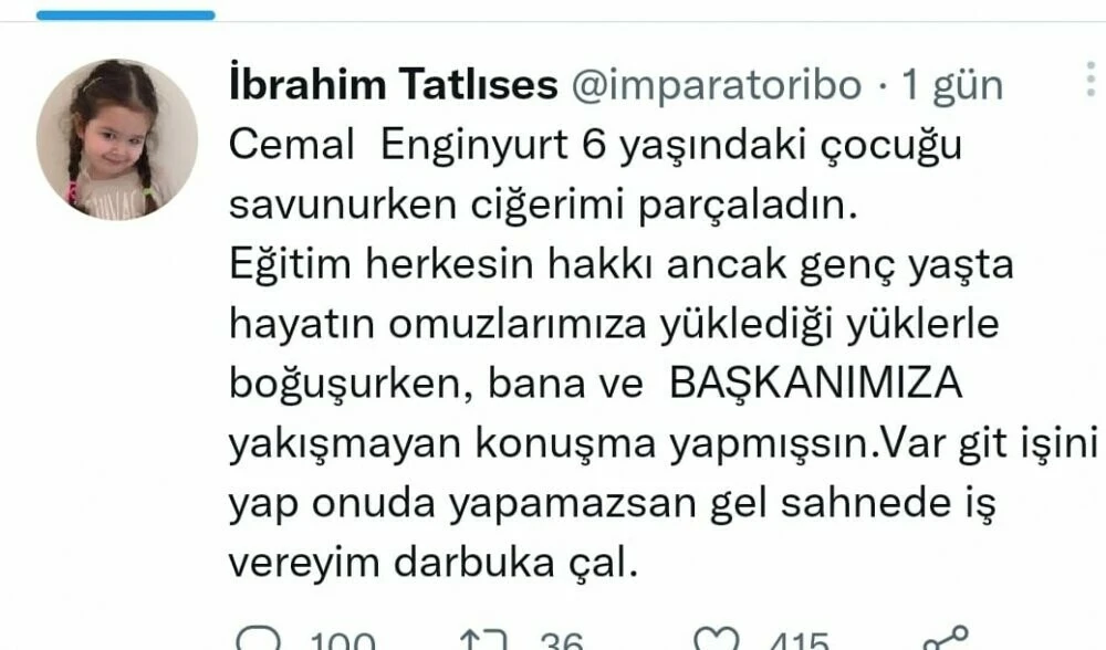 İbrahim Tatlıses ve Cemal Enginyurt birbirlerine girdi: Zehir zemberek sözler