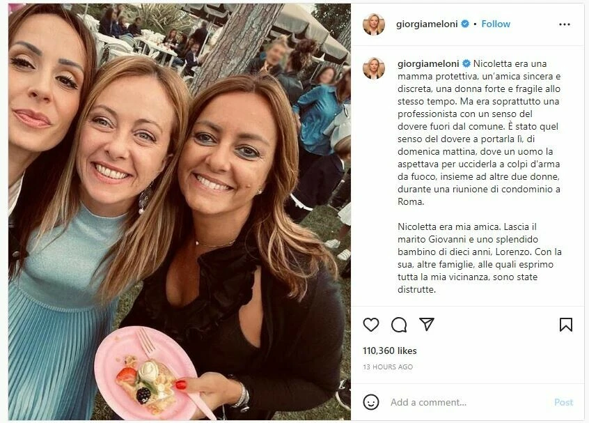 İtalya'da apartman toplantısına silahlı saldırı: Başbakan Meloni'nin arkadaşı da öldürüldü