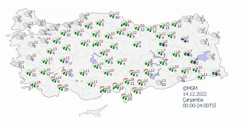 Sıcaklıklar 6 derece birden düştü! Sağanak, kar ve fırtına… Uyarılar peş peşe sıralandı