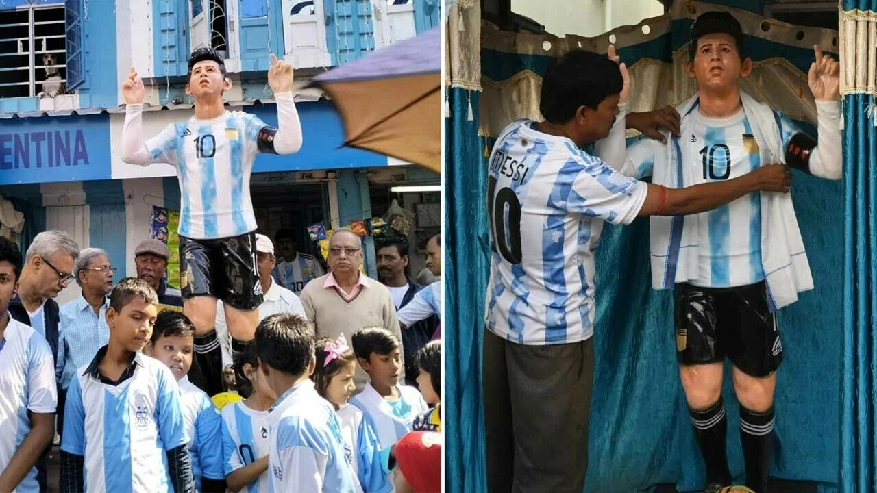 Lionel Messi heykeli gündem oldu