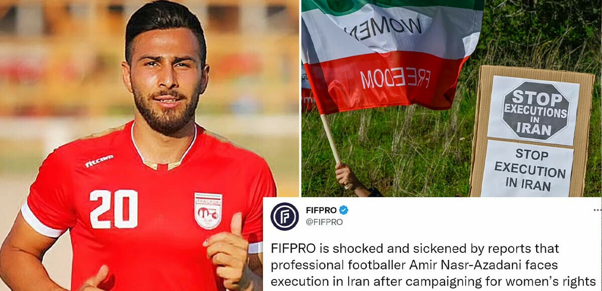 İran'da 'mide bulandıran' bir idam kararı daha! Futbolcu Amir Nasr-Azadani ölüm cezasına çarptırıldı