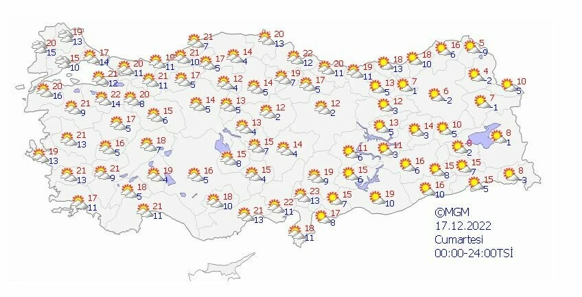 Sıcaklıklar tekrar yükselişe geçti! Güneş tekrar yüzünü gösteriyor (Meteoroloji 5 günlük hava tahmin raporu)