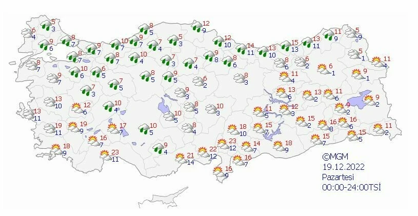 Sıcaklıklar tekrar yükselişe geçti! Güneş tekrar yüzünü gösteriyor (Meteoroloji 5 günlük hava tahmin raporu)