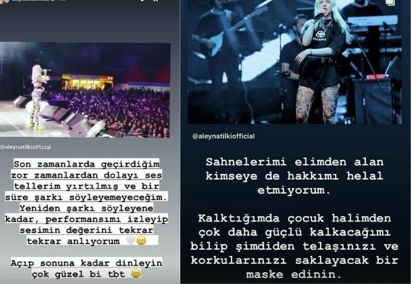 Şarkıcı Güllü’nün yerden yere vurduğu Aleyna Tilki’nin ses telleri koptu