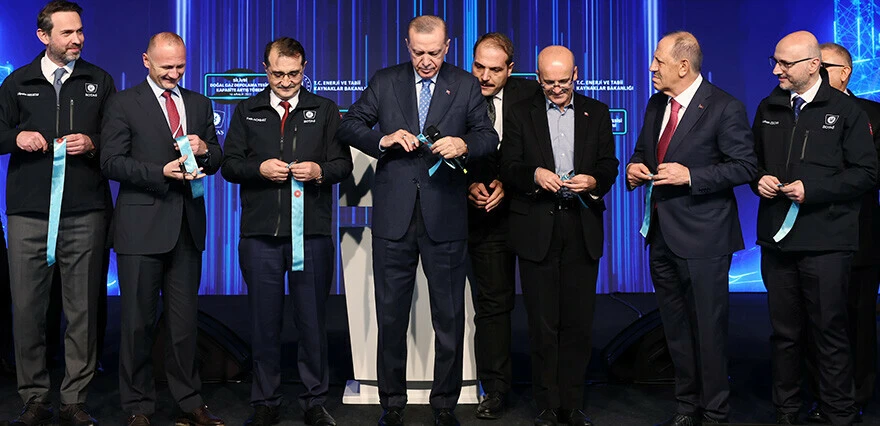 Silivri'deki doğalgaz tesisi açılışında dikkat çeken isim: Mehmet Şimşek yıllar sonra Erdoğan'la yan yana
