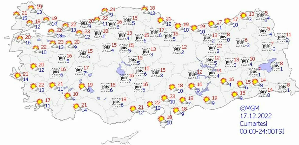 Sıcaklıklar yükselişte ama aldanmayın yağmur kapıda! Meteoroloji uyardı! (17 Aralık hava durumu)