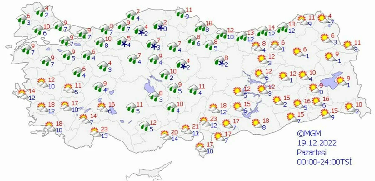 Sıcaklıklar yükselişte ama aldanmayın yağmur kapıda! Meteoroloji uyardı! (17 Aralık hava durumu)