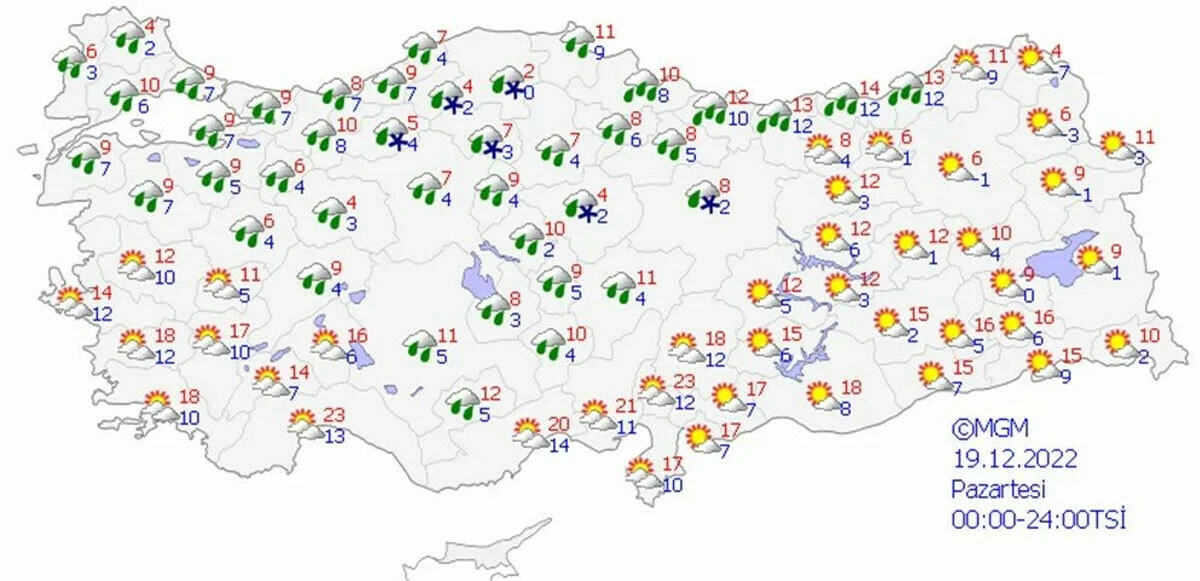Sıcaklıklar yükselişte ama aldanmayın yağmur kapıda! Meteoroloji uyardı! (17 Aralık hava durumu)