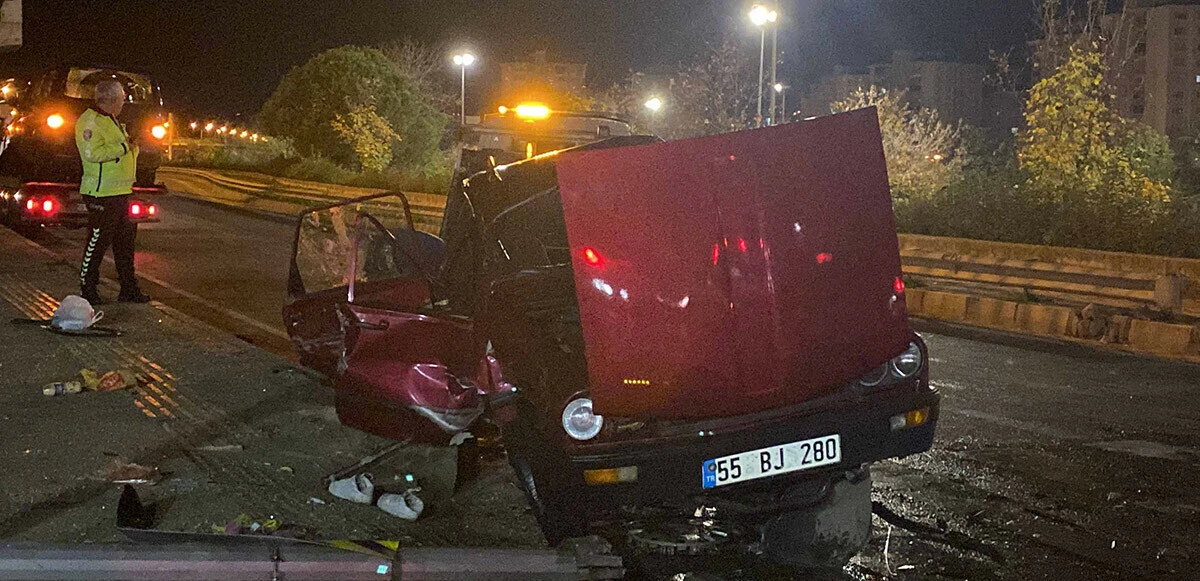 Samsun'da feci kaza! Otomobil ile minibüs çarpıştı: 18 yaşındaki genç sürücüden acı haber