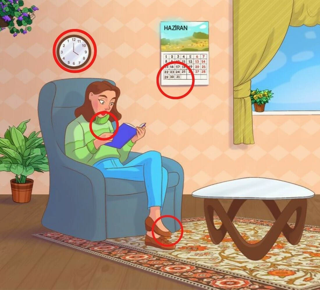 Resimdeki 4 mantık hatasını 13 saniyede bulabilenler kenara çekilsin: İşte üstün zekalı olduğunuzu gösteren test!