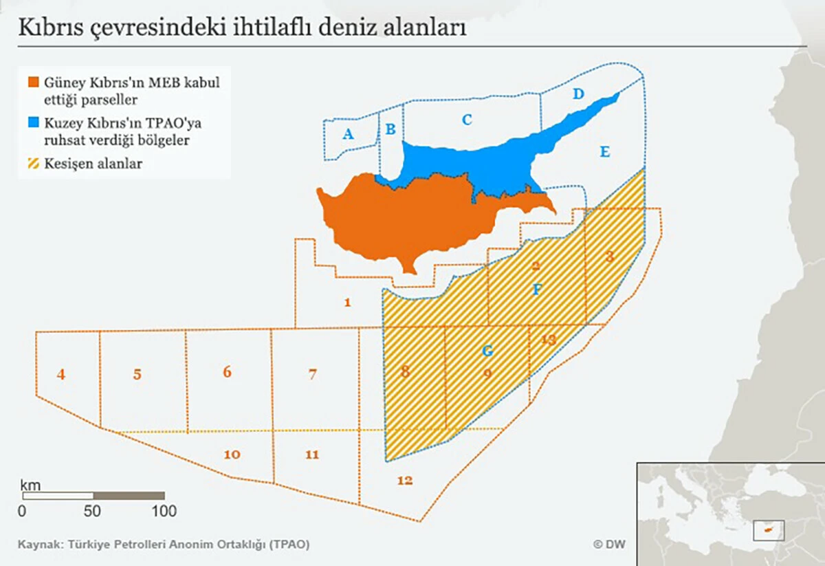 Rum Kesimi'nden, Türkiye'nin yetki alanındaki parselde 85 milyar metreküplük gaz keşfi