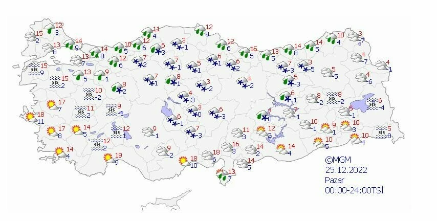Kar, sağanak ve fırtınaya kısa bir ara… Sıcaklıklar tekrar yükseldi! (Meteoroloji güncel hava tahmin raporu)
