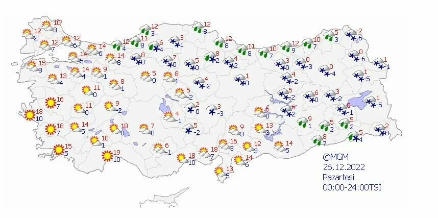 Kar, sağanak ve fırtınaya kısa bir ara… Sıcaklıklar tekrar yükseldi! (Meteoroloji güncel hava tahmin raporu)