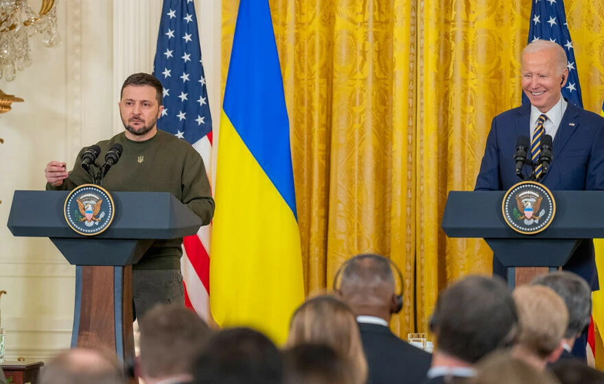 Ukrayna Devlet Başkanı Zelenski Beyaz Saray’da! Biden ile görüşmede dikkat çeken mesajlar